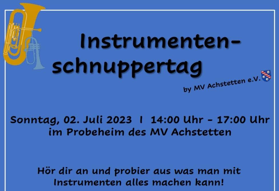 Instrumenten-Schnuppertag