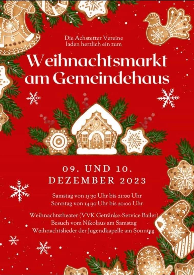 Weihnachtsmarkt Achstetten